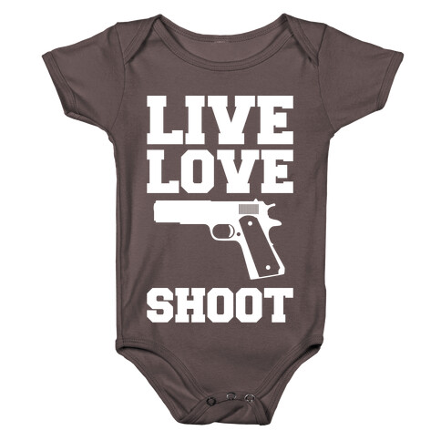 Live Love Shoot Baby One-Piece