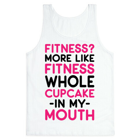 Fitness More like Fitness Whole Cupcake Tank Top