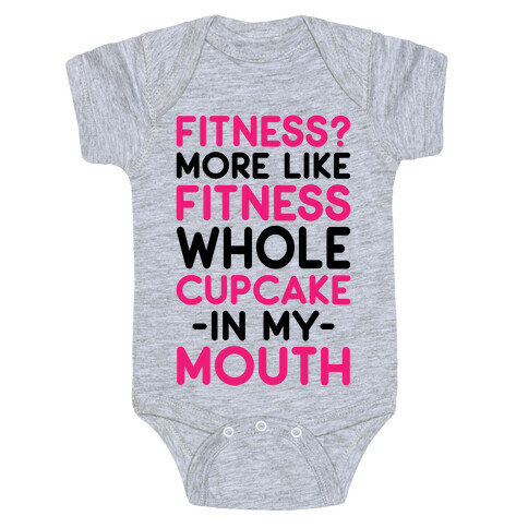 Fitness More like Fitness Whole Cupcake Baby One-Piece