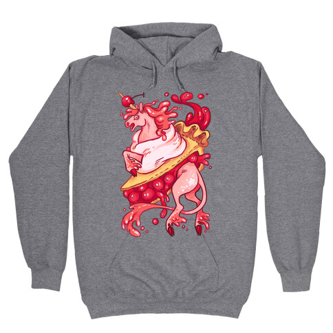 Kawaii Unicorn Pie Hooded Sweatshirt