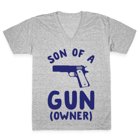 Son Of A Gun Owner V-Neck Tee Shirt