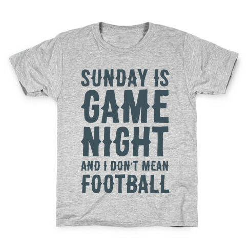 Sunday Is Game Night Parody Kids T-Shirt