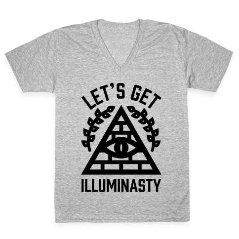 Let's Get Illuminasty V-Neck Tee Shirt