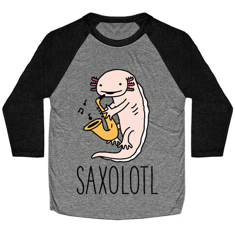 Saxolotl Baseball Tee