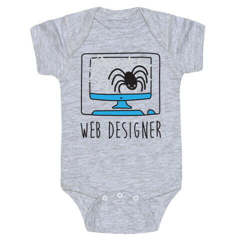 Web Designer Spider Baby One-Piece