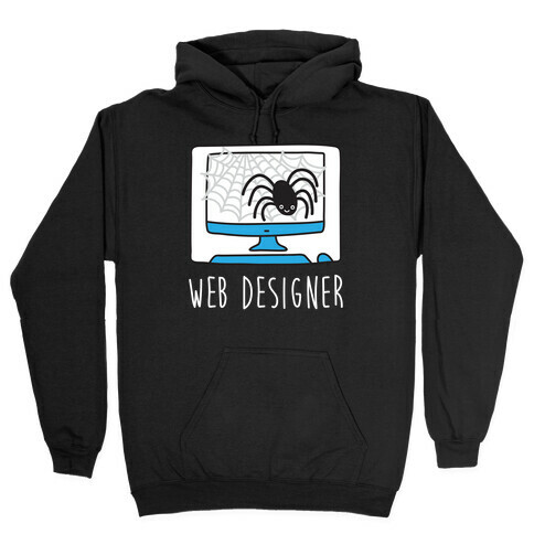 Web Designer Spider Hooded Sweatshirt