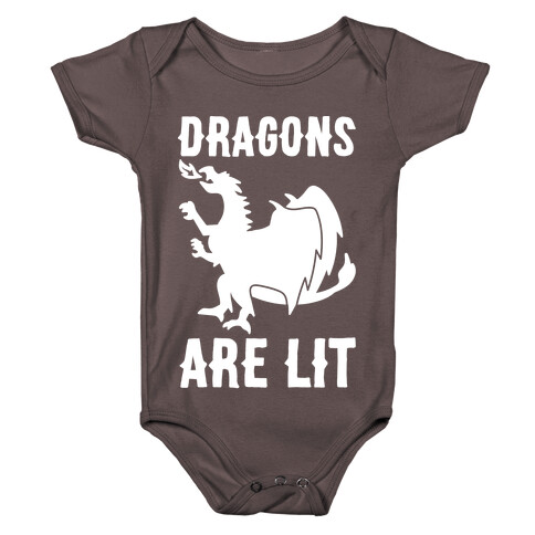 Dragons Are Lit Baby One-Piece