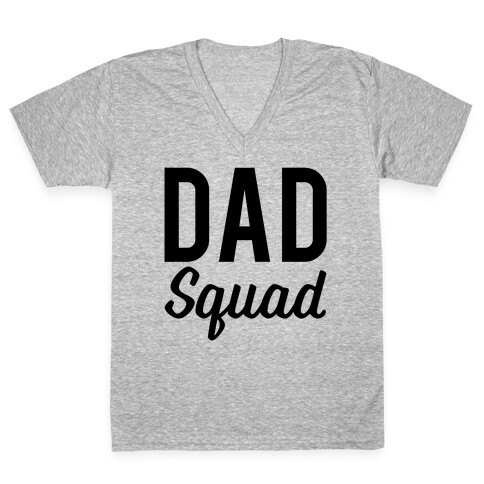 Dad Squad V-Neck Tee Shirt