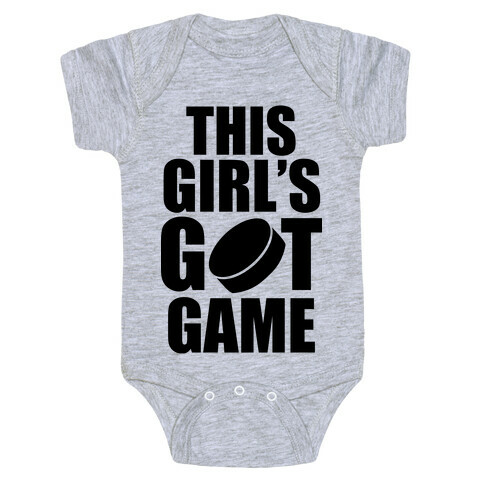 This Girl's Got Game (Hockey) Baby One-Piece