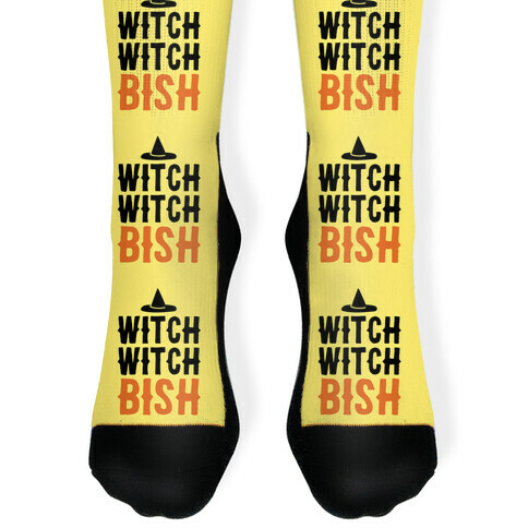 Witch Witch Bish Parody Sock
