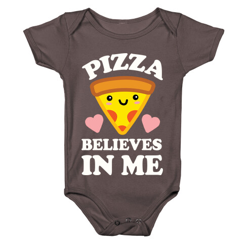 Pizza Believes In Me Baby One-Piece