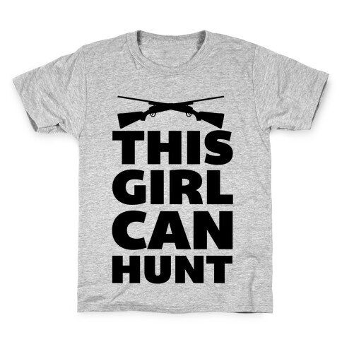 This Girl Can Hunt Kids T-Shirt