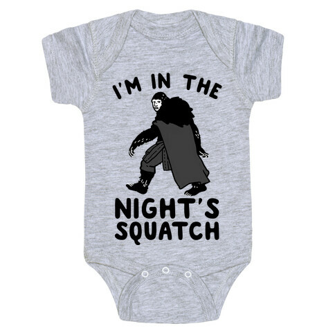 I'm In The Night's Squatch Baby One-Piece