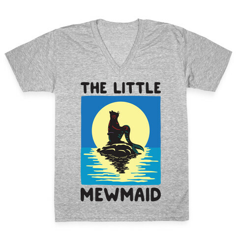 The Little Mewmaid V-Neck Tee Shirt