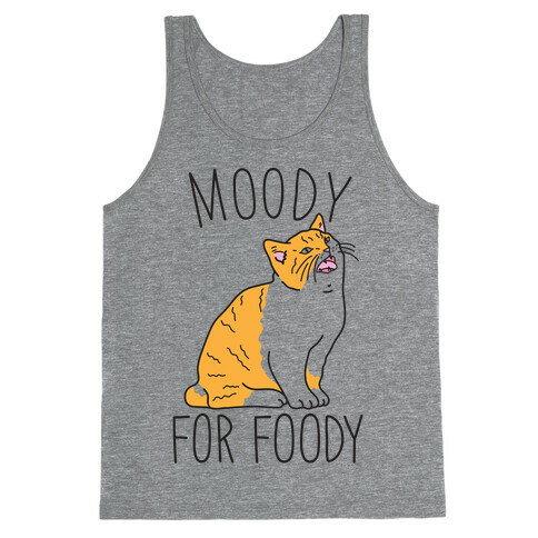 Moody For Foody Cat Tank Top