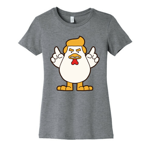 Kawaii Trump Chicken Womens T-Shirt