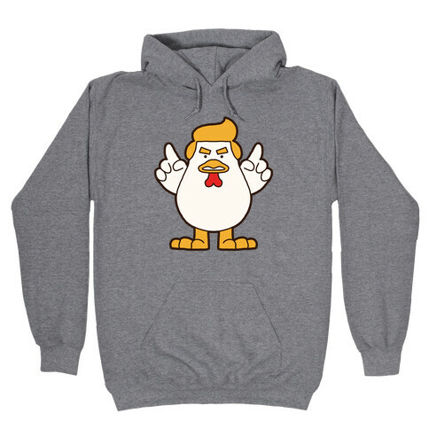 Kawaii Trump Chicken Hooded Sweatshirt