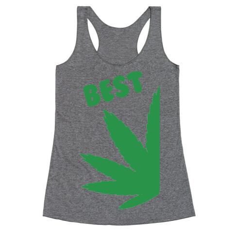 Best Buds Couples (Best) Racerback Tank Top