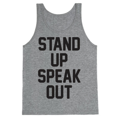 Stand Up Speak Out Tank Top