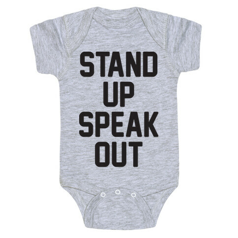 Stand Up Speak Out Baby One-Piece