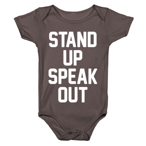 Stand Up Speak Out Baby One-Piece