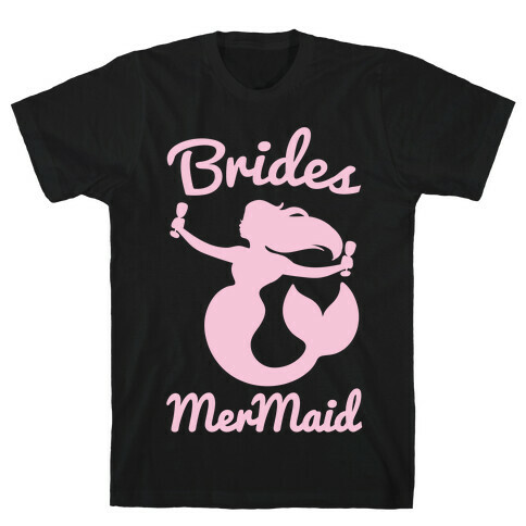 Brides Mermaid White print T-Shirt