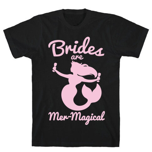 Brides Are Mer-Magical White Print T-Shirt