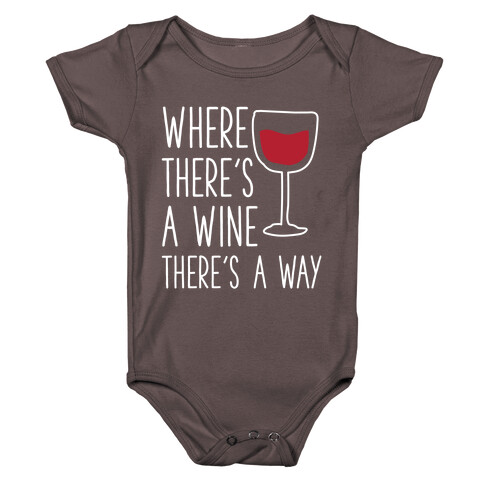Where There's A Wine Baby One-Piece