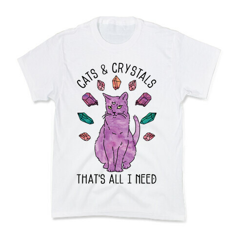 Cats and Crystals Kids T-Shirt