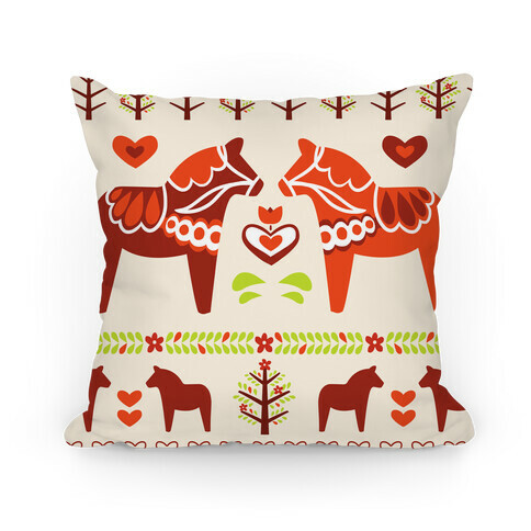 Dala Horse Pillow