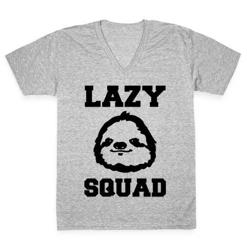 Lazy Squad V-Neck Tee Shirt