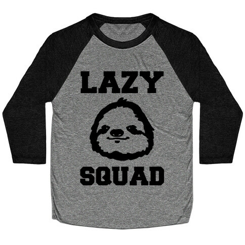 Lazy Squad Baseball Tee