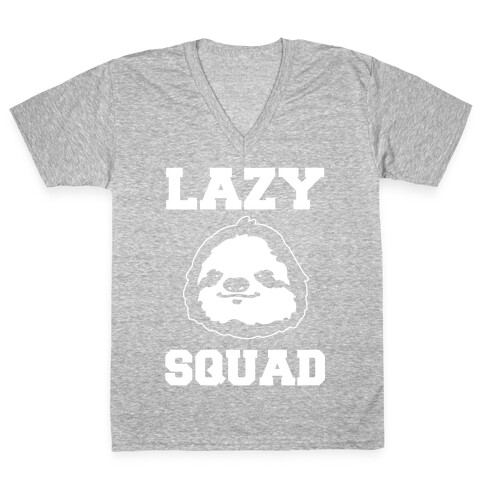 Lazy Squad V-Neck Tee Shirt