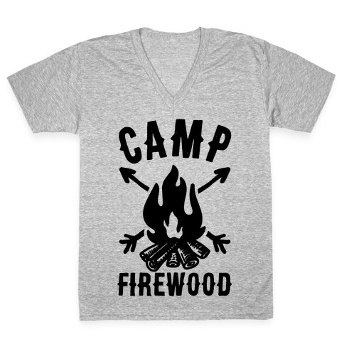 Camp Firewood V-Neck Tee Shirt