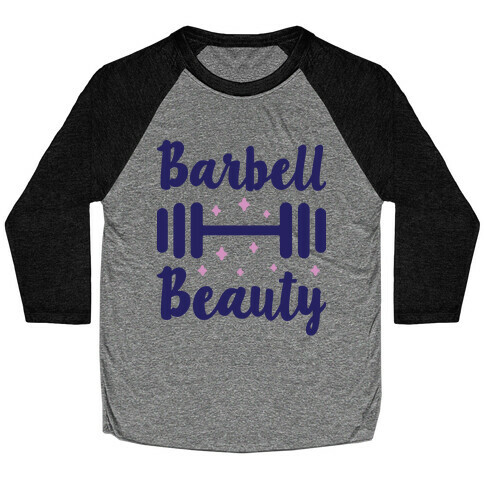 Barbell Beauty Baseball Tee