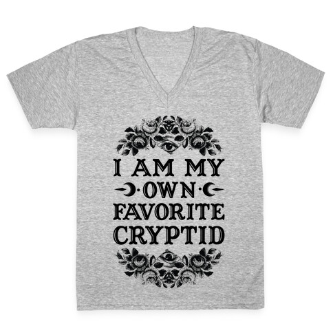 Favorite Cryptid V-Neck Tee Shirt