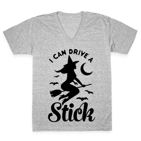 I Can Drive a Stick V-Neck Tee Shirt