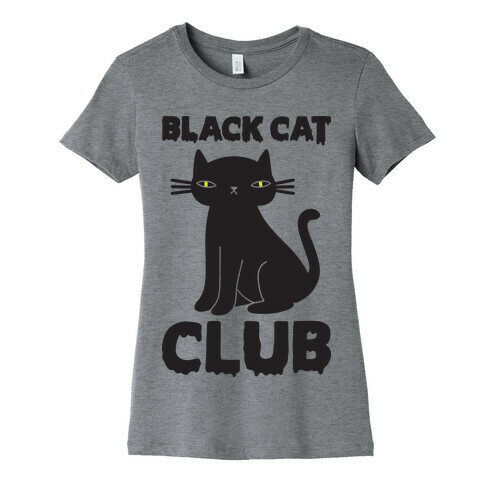 Black Cat Club Womens T-Shirt