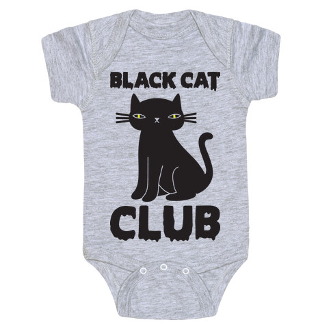 Black Cat Club Baby One-Piece