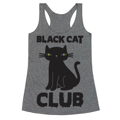 Black Cat Club Racerback Tank Top