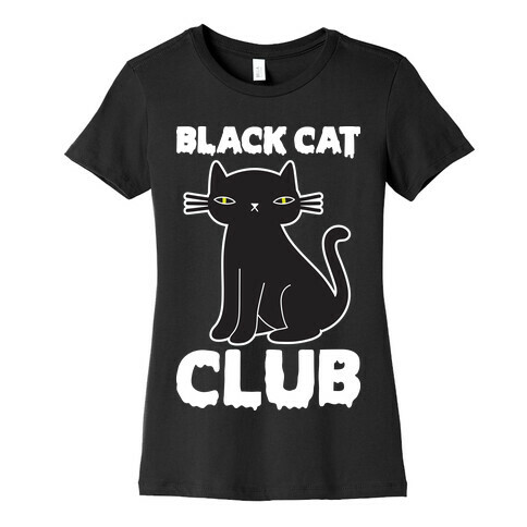 Black Cat Club Womens T-Shirt