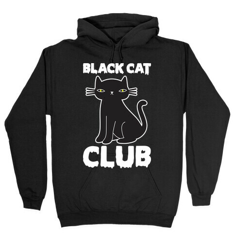 Black Cat Club Hooded Sweatshirt