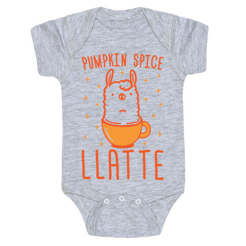 Pumpkin Spice Llatte Baby One-Piece