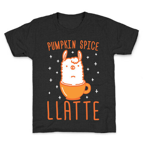 Pumpkin Spice Llatte Kids T-Shirt