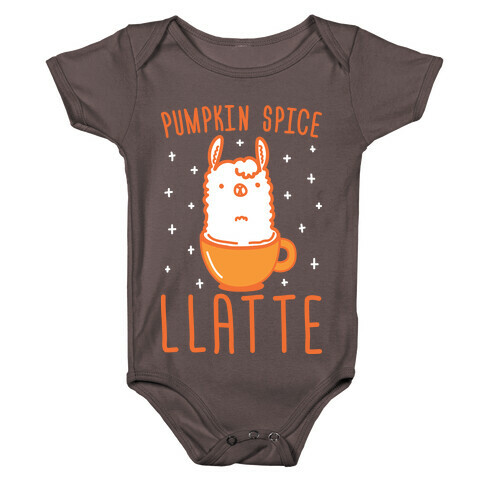 Pumpkin Spice Llatte Baby One-Piece