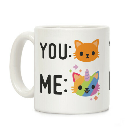 You Me Caticorn Coffee Mug