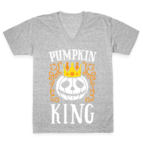 Pumpkin King V-Neck Tee Shirt