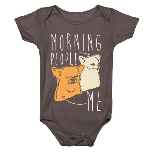 Morning People Vs. Me  Baby One-Piece
