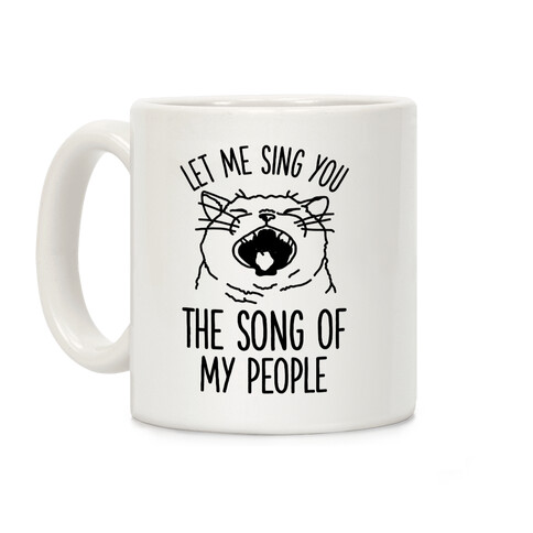 The Song Of My People Cat Coffee Mug