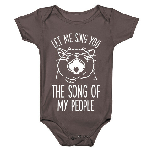 The Song Of My People Cat Baby One-Piece
